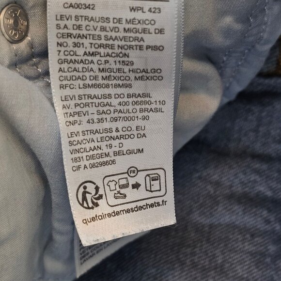 Womens 31 Workwear Outdoor Farm Western Straight Bootcut Jeans Levi's Premium - Picture 12 of 16